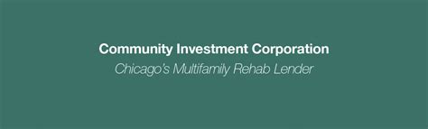 community investment corporation chicago